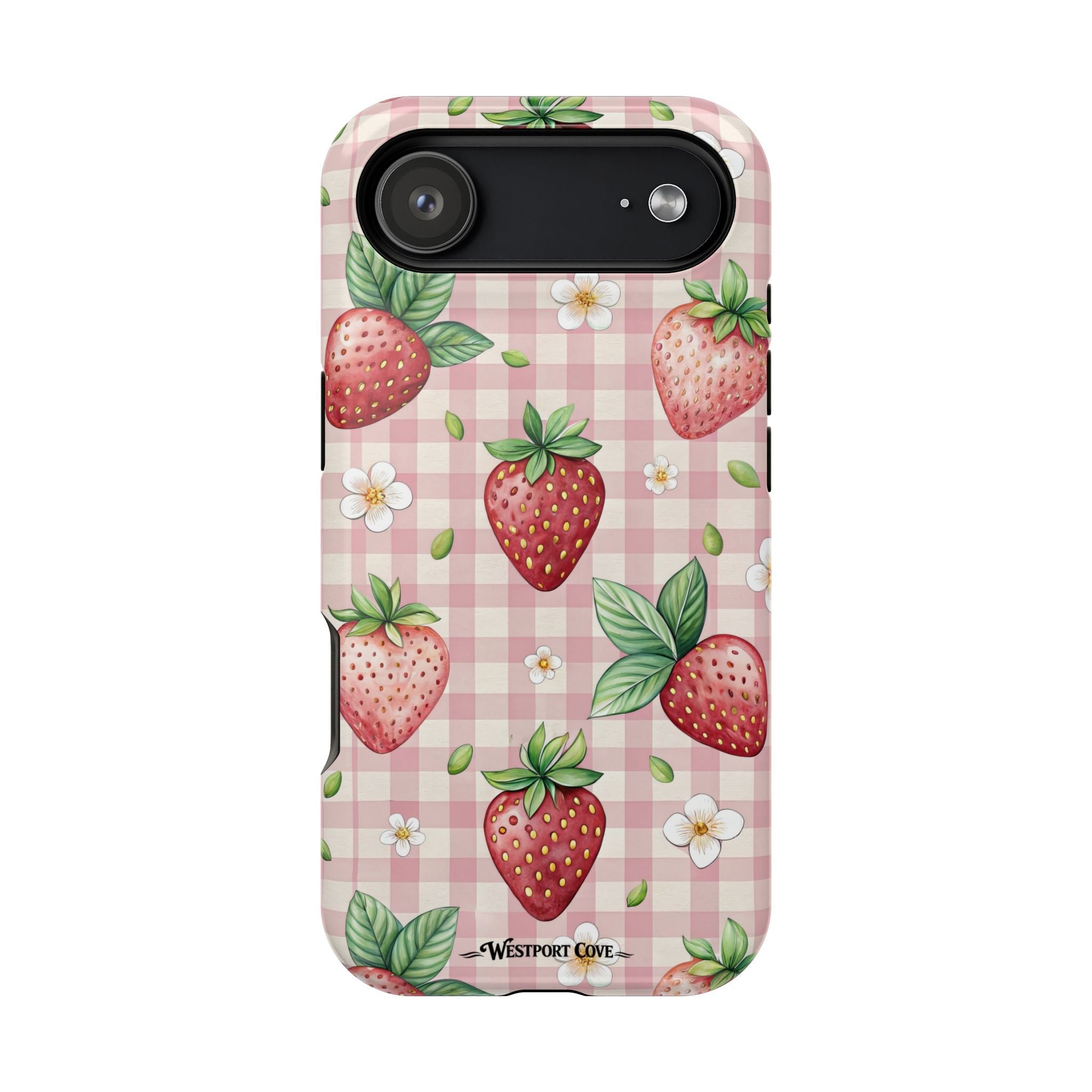 Strawberry Gingham - Extreme MagSafe Phone Case - Westport Cove