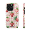 Strawberry Gingham - Extreme MagSafe Phone Case - Westport Cove
