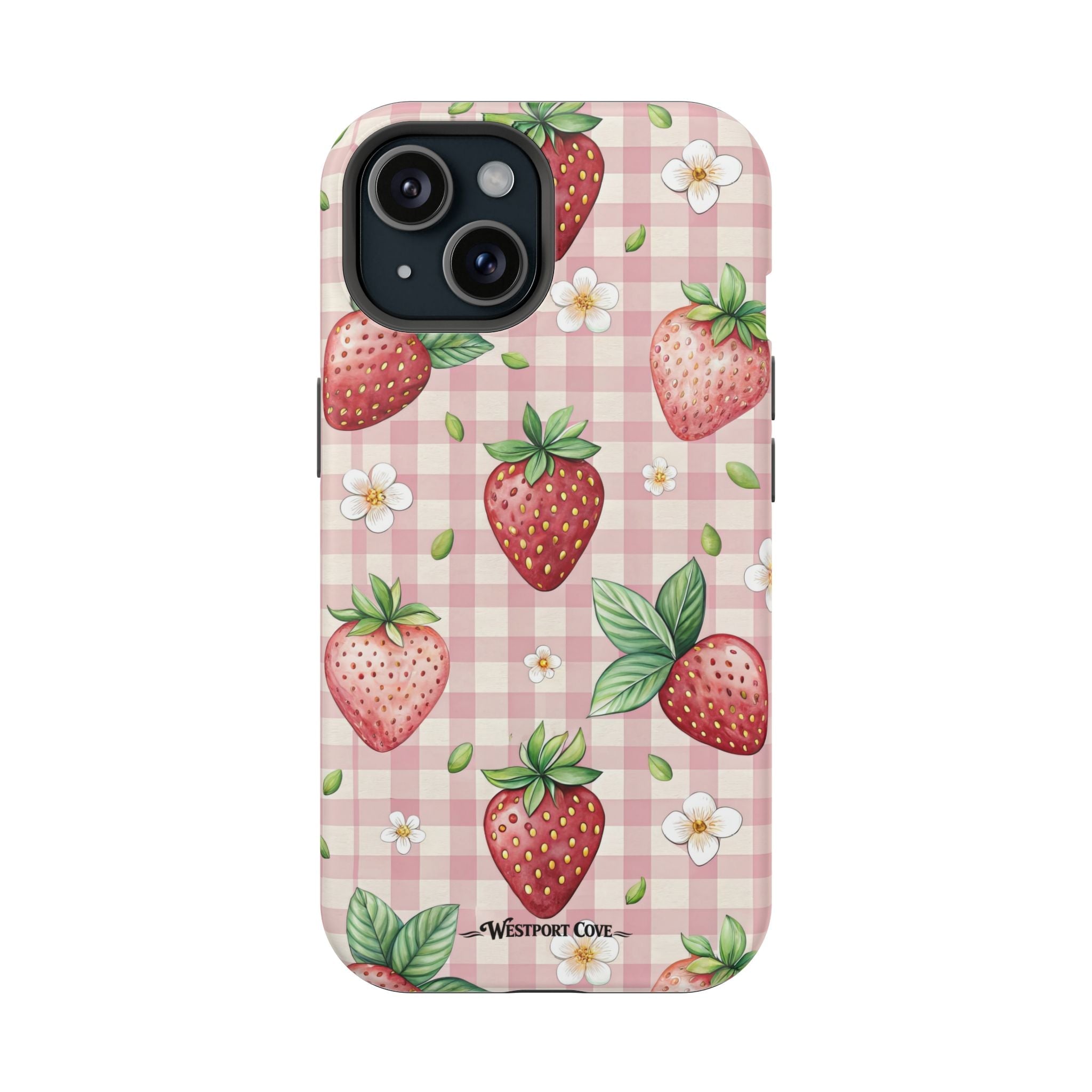 Strawberry Gingham - Extreme MagSafe Phone Case - Westport Cove
