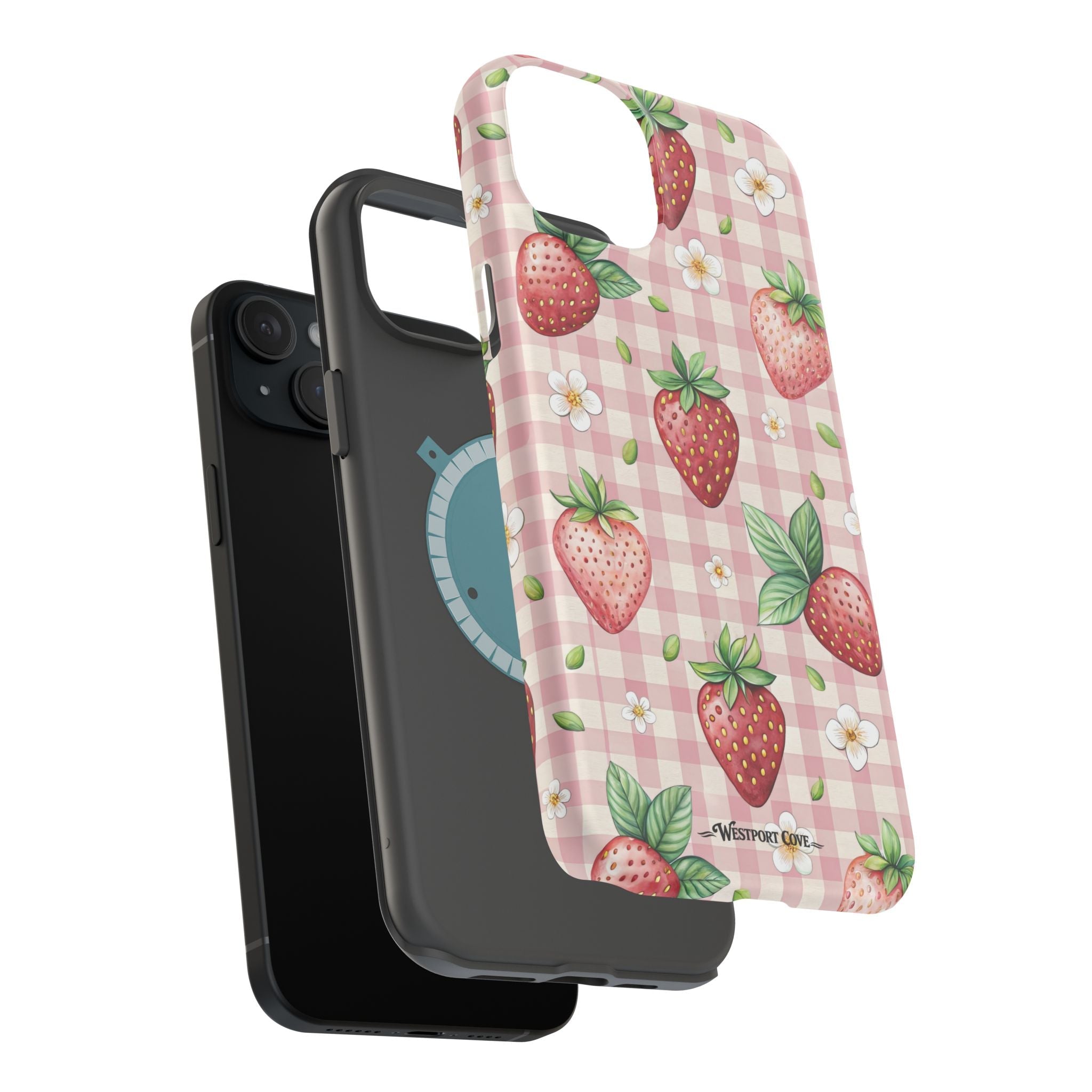 Strawberry Gingham - Extreme MagSafe Phone Case - Westport Cove