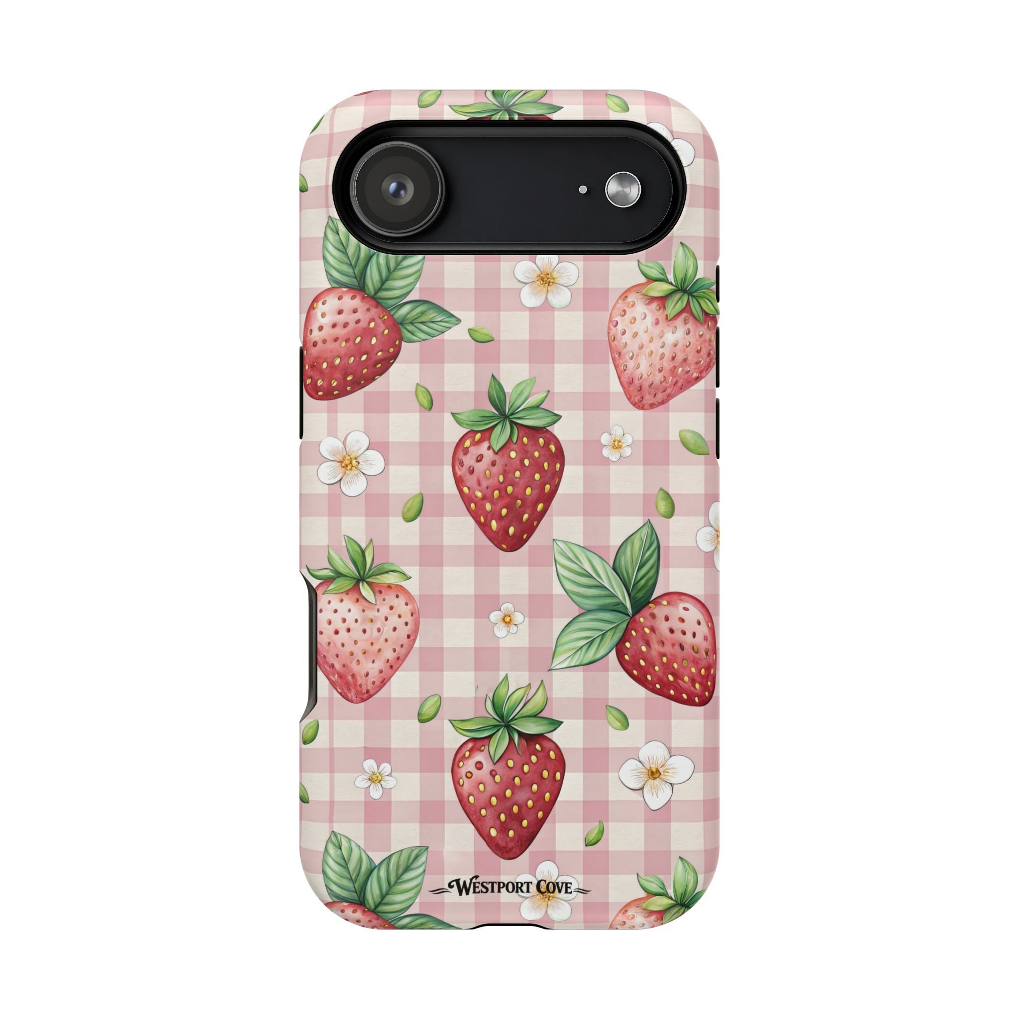 Strawberry Gingham - Extreme MagSafe Phone Case - Westport Cove