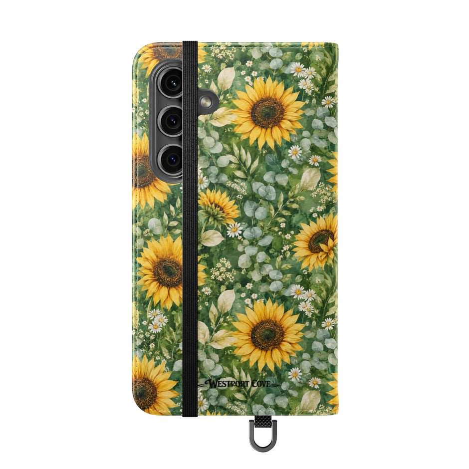 Sunflower Garden - Flip Case - Westport Cove