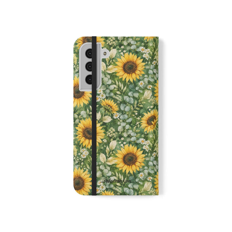 Sunflower Garden - Flip Case - Westport Cove