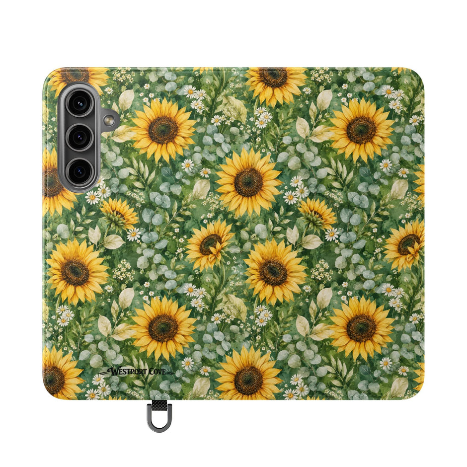 Sunflower Garden - Flip Case - Westport Cove