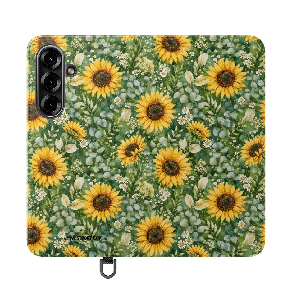 Sunflower Garden - Flip Case - Westport Cove