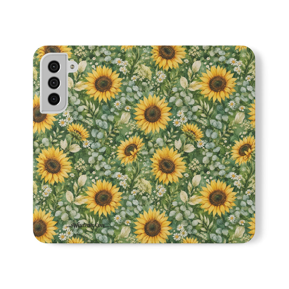 Sunflower Garden - Flip Case - Westport Cove