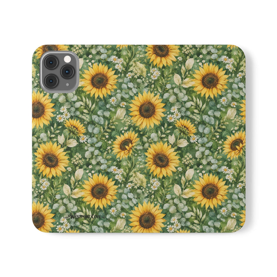 Sunflower Garden - Flip Case - Westport Cove