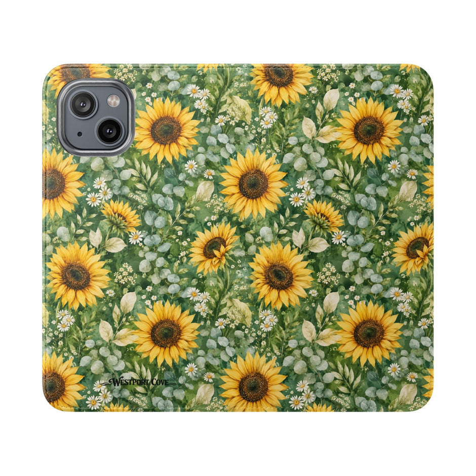 Sunflower Garden - Flip Case - Westport Cove