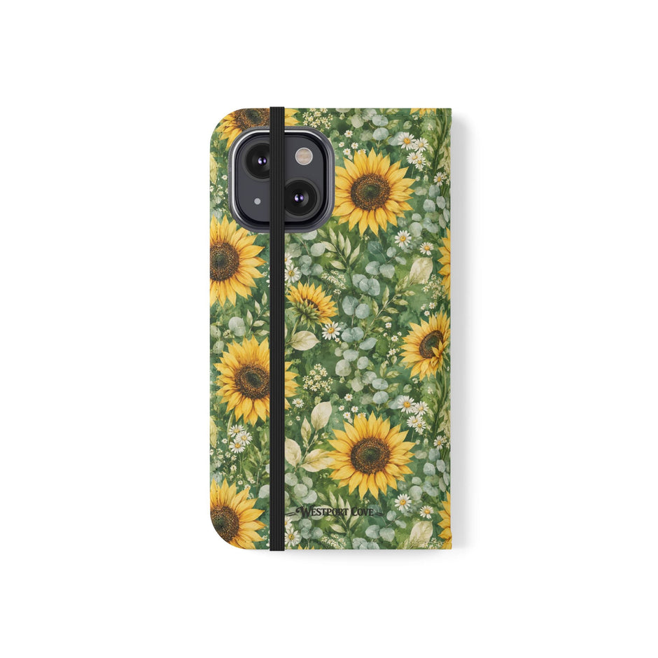 Sunflower Garden - Flip Case - Westport Cove
