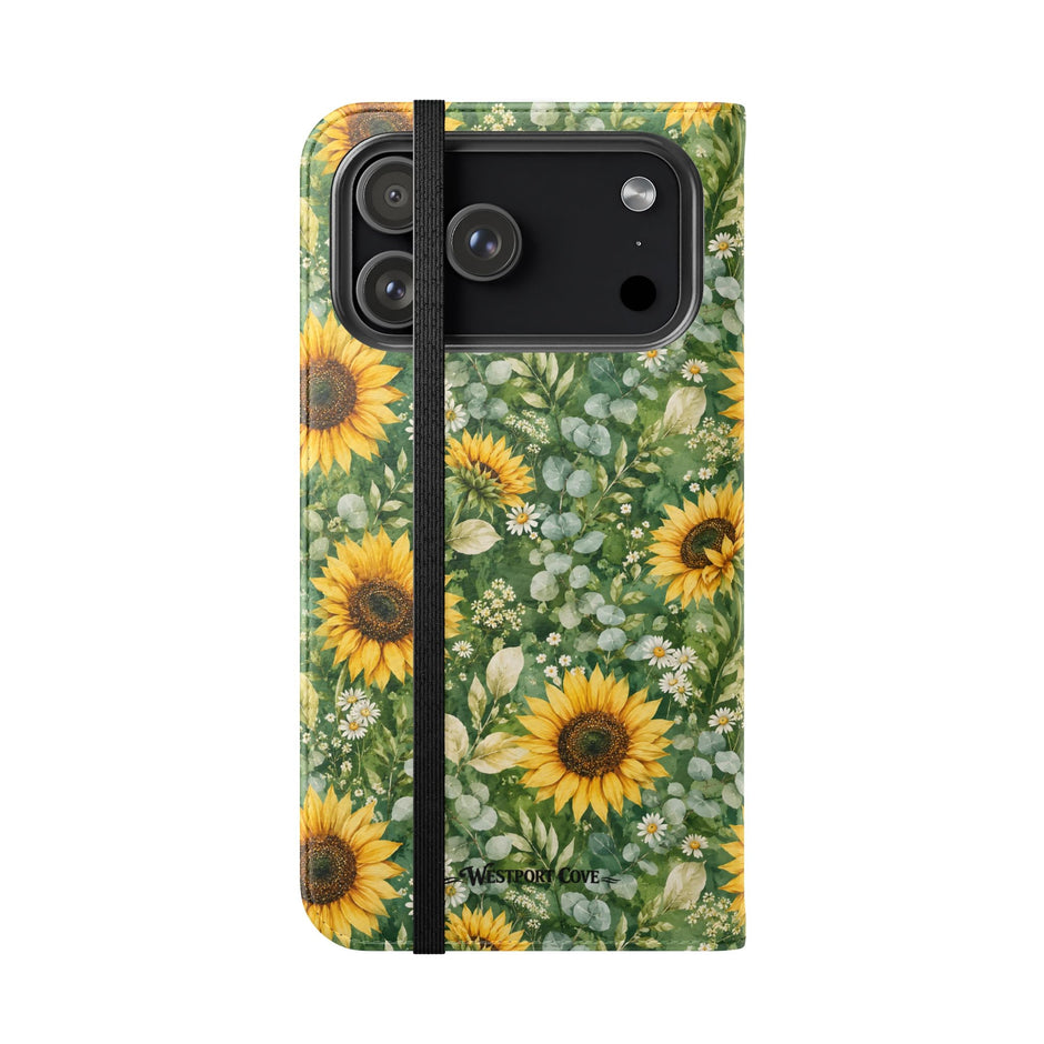 Sunflower Garden - Flip Case - Westport Cove
