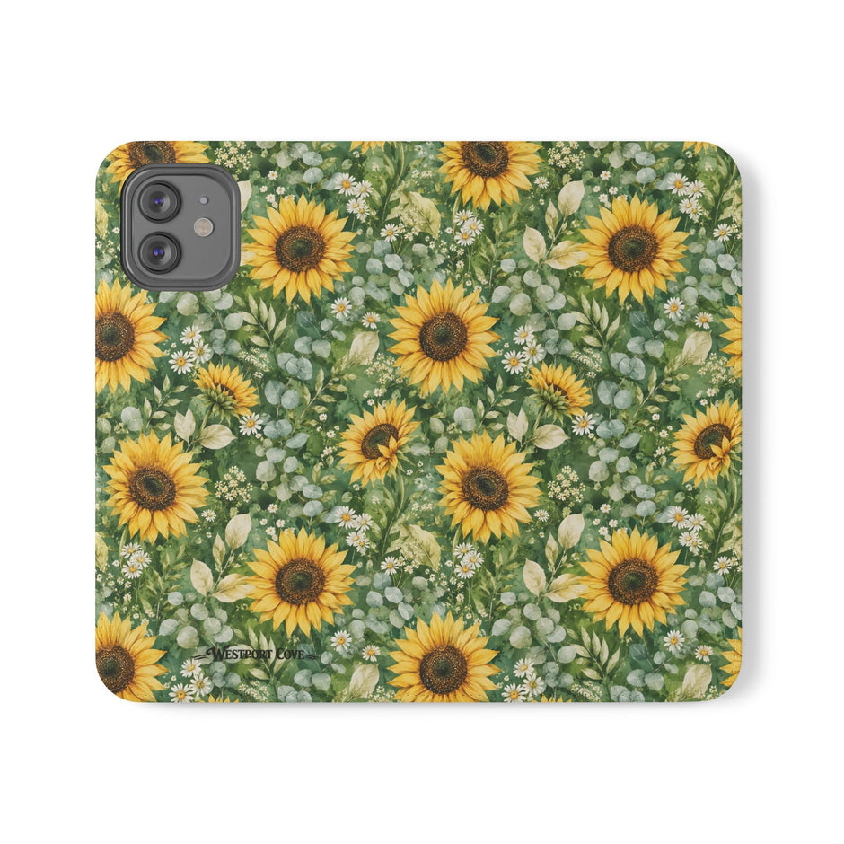 Sunflower Garden - Flip Case - Westport Cove