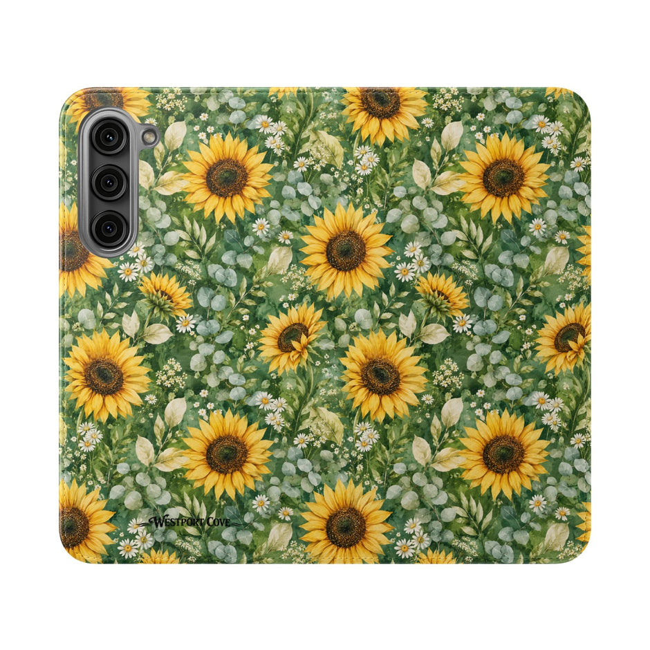 Sunflower Garden - Flip Case - Westport Cove