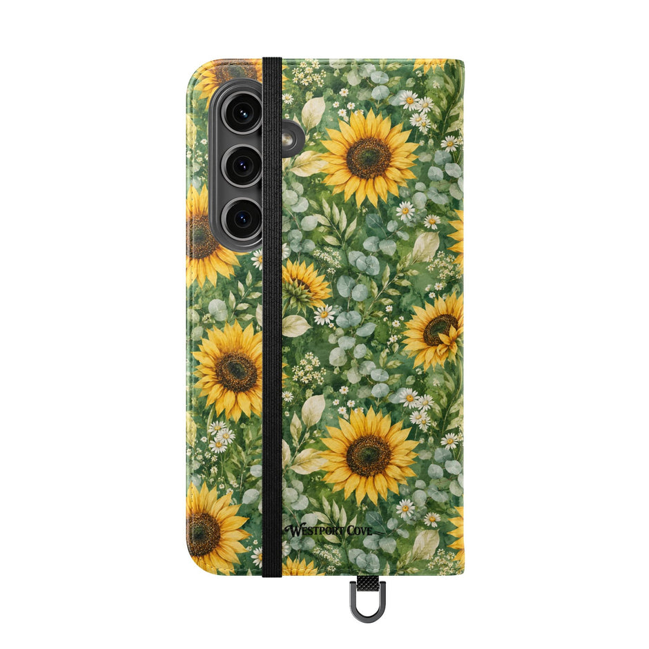 Sunflower Garden - Flip Case - Westport Cove