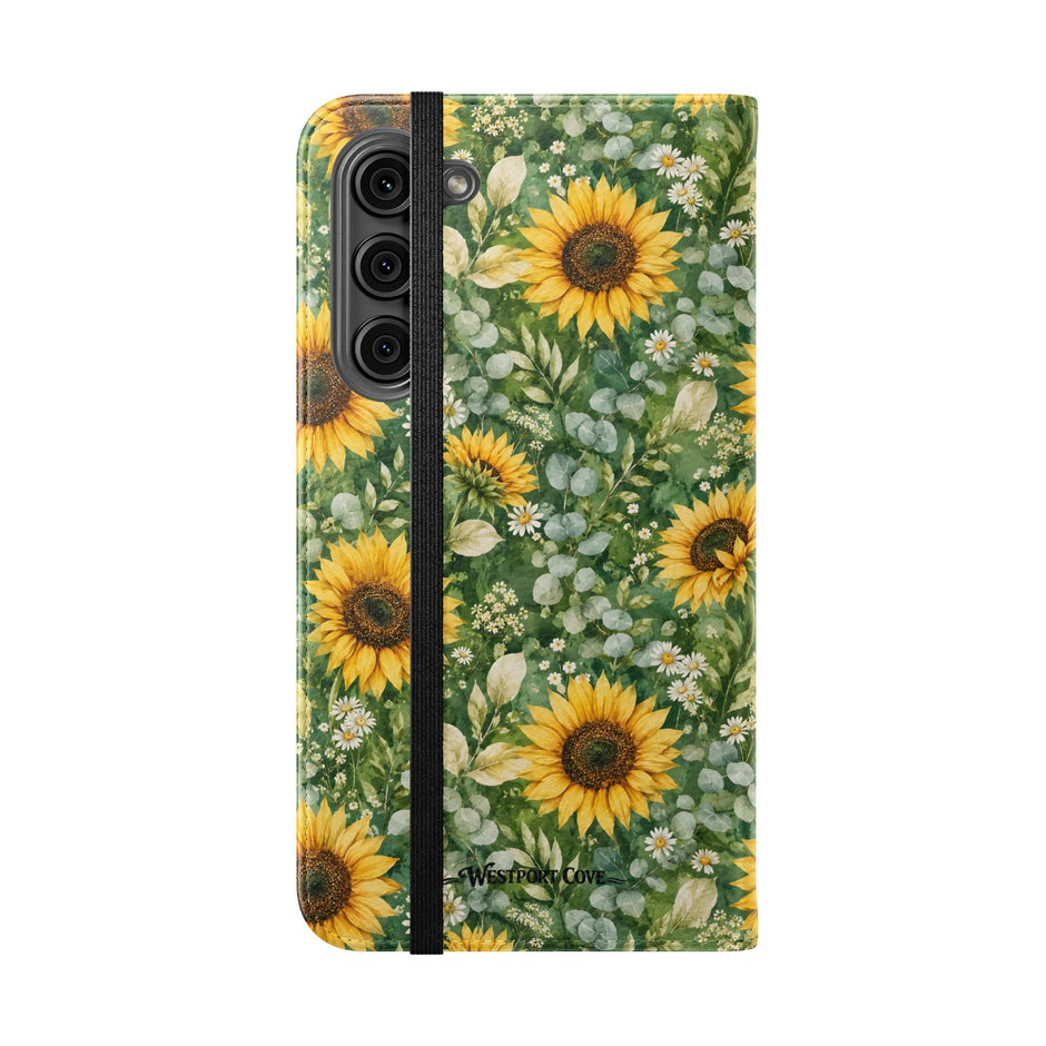 Sunflower Garden - Flip Case - Westport Cove