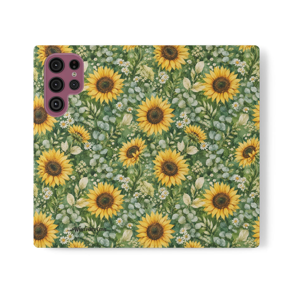 Sunflower Garden - Flip Case - Westport Cove