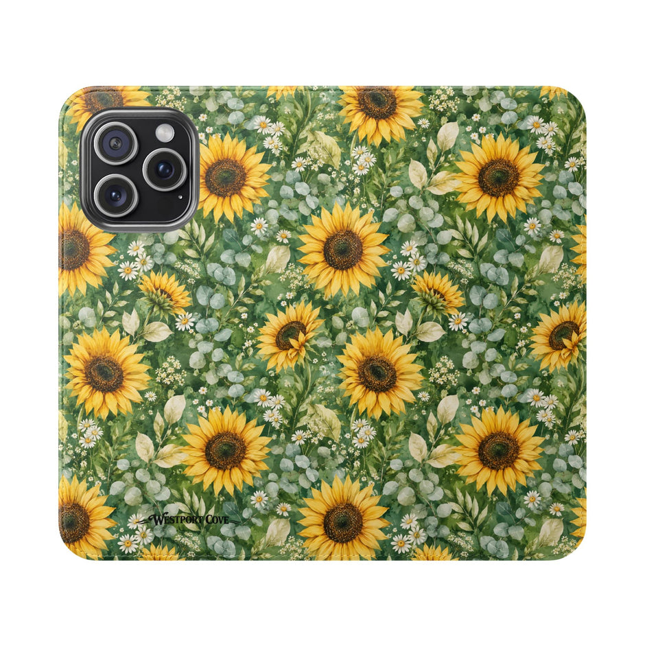Sunflower Garden - Flip Case - Westport Cove