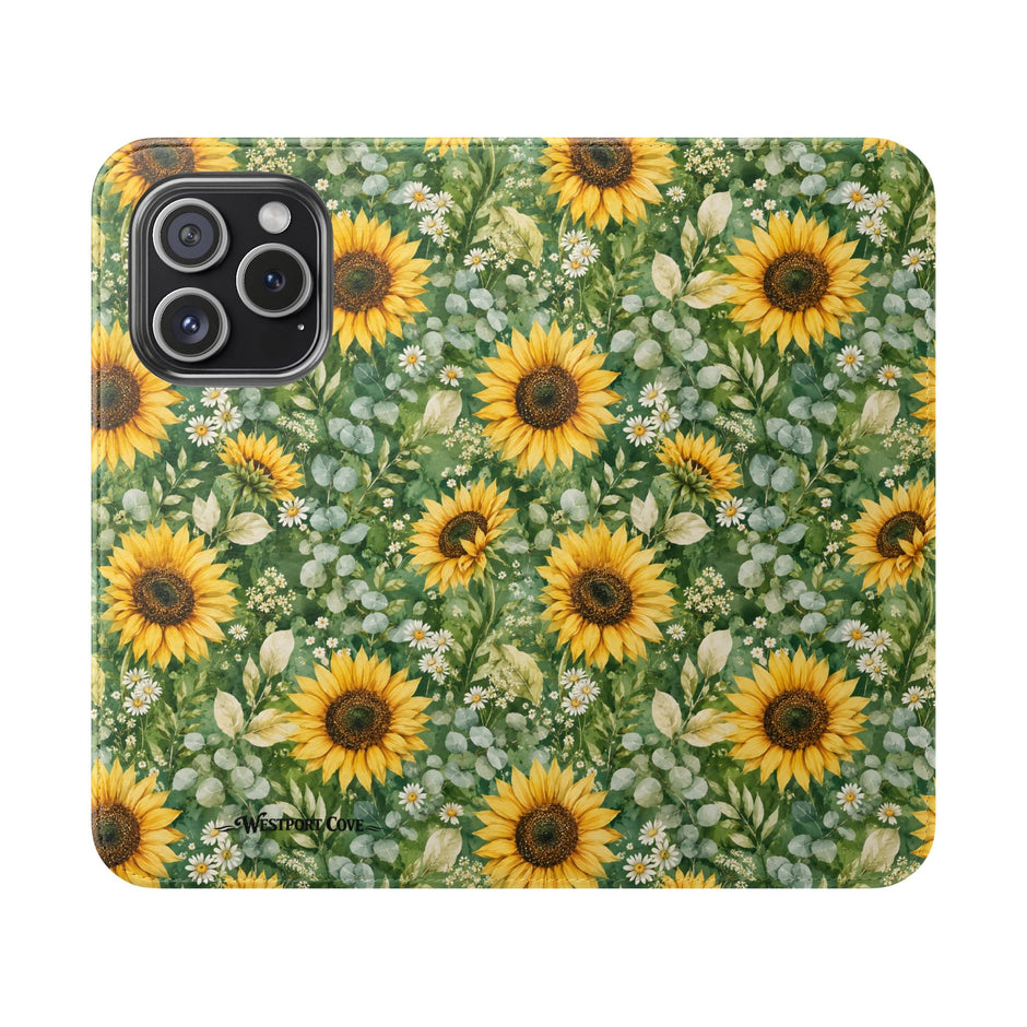Sunflower Garden - Flip Case - Westport Cove