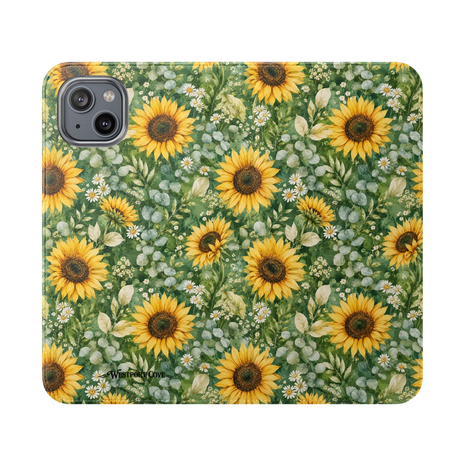 Sunflower Garden - Flip Case - Westport Cove