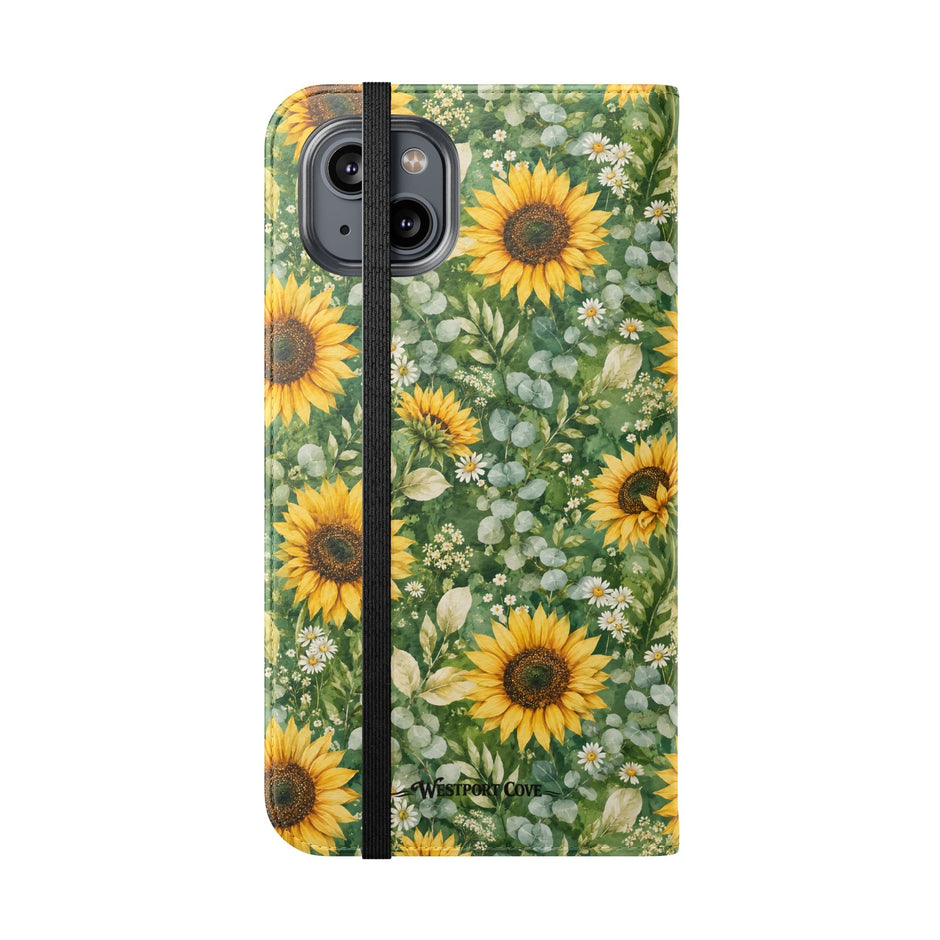 Sunflower Garden - Flip Case - Westport Cove