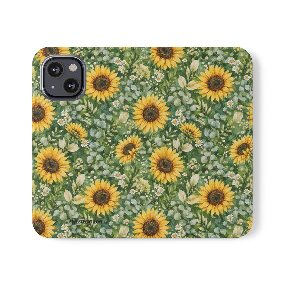 Sunflower Garden - Flip Case - Westport Cove