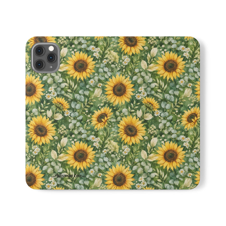 Sunflower Garden - Flip Case - Westport Cove