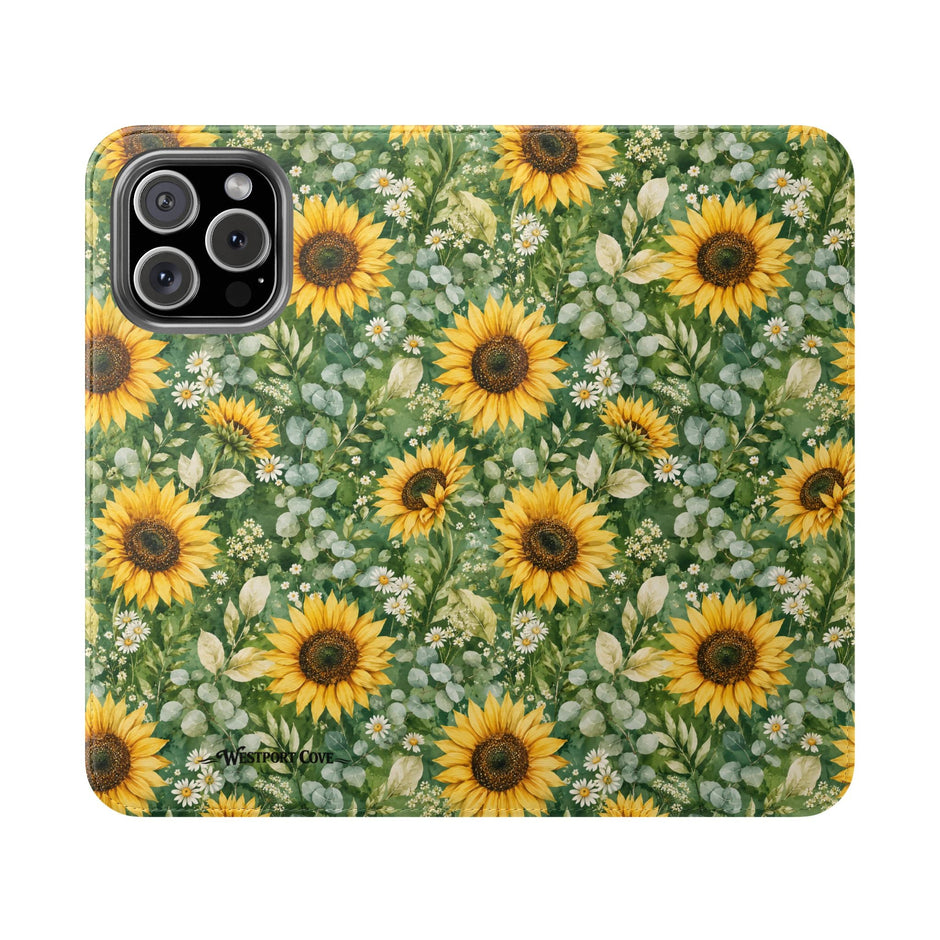Sunflower Garden - Flip Case - Westport Cove