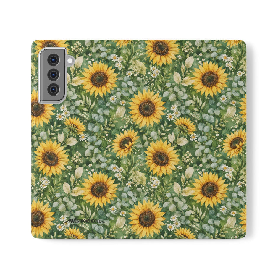 Sunflower Garden - Flip Case - Westport Cove