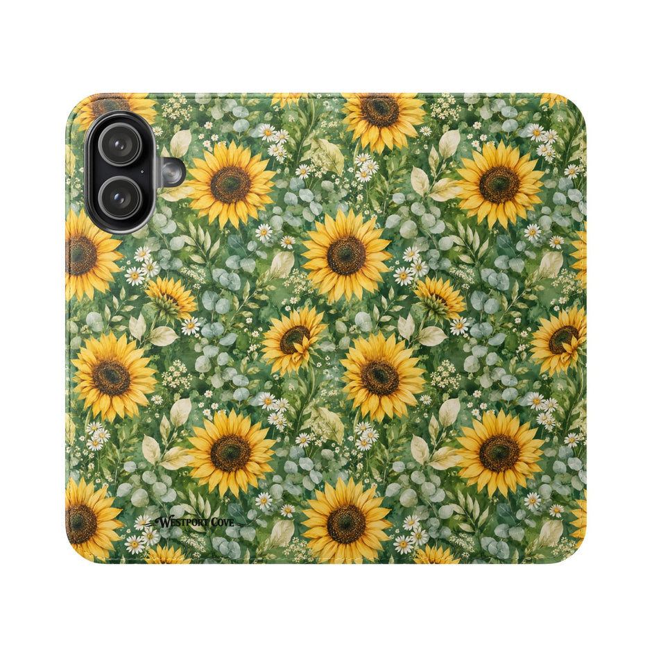 Sunflower Garden - Flip Case - Westport Cove