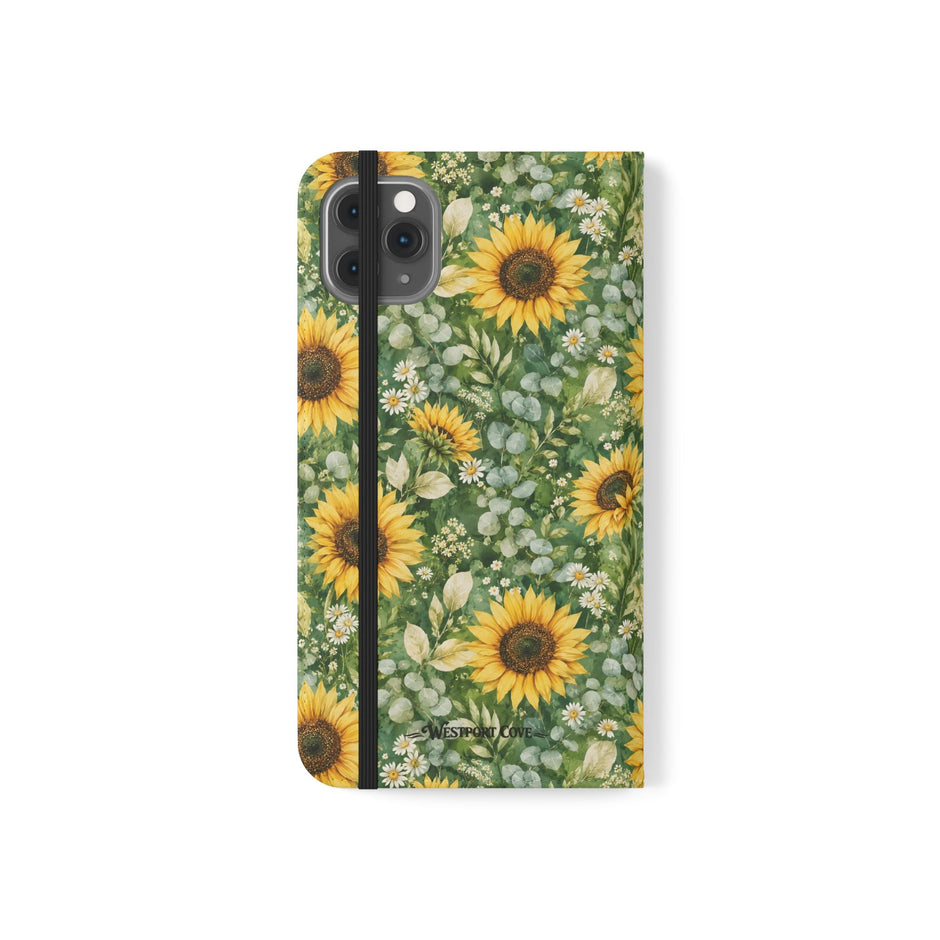 Sunflower Garden - Flip Case - Westport Cove