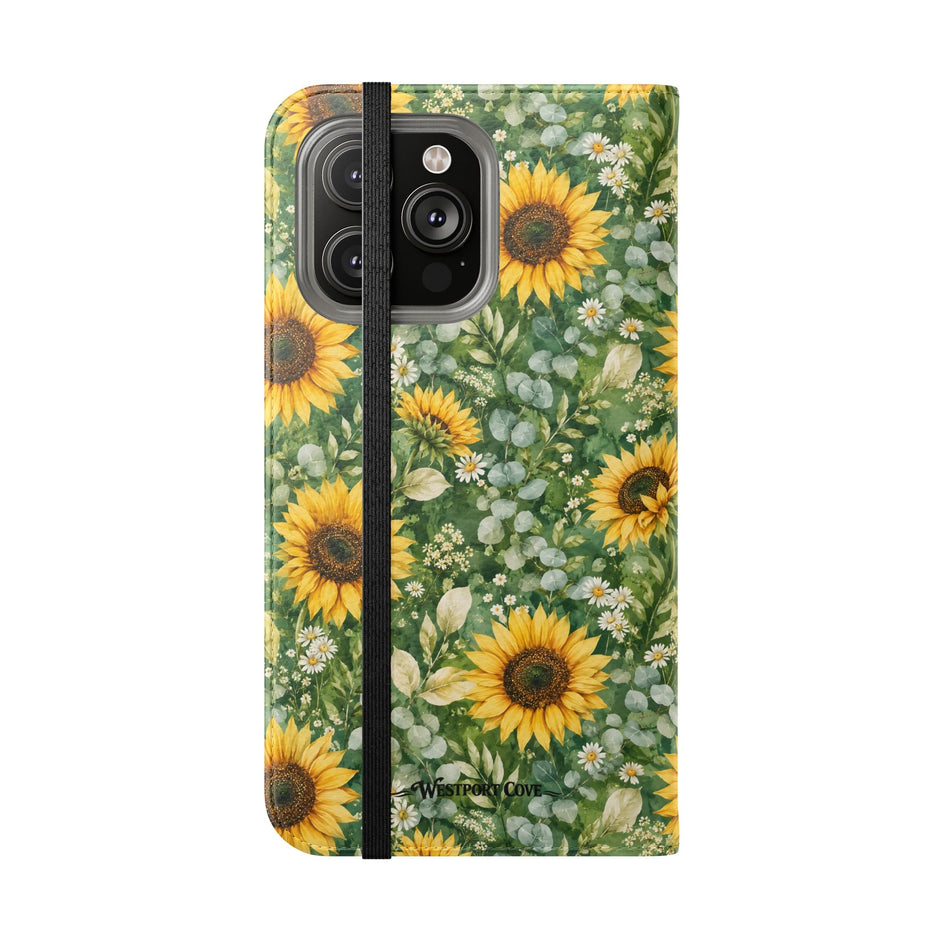 Sunflower Garden - Flip Case - Westport Cove