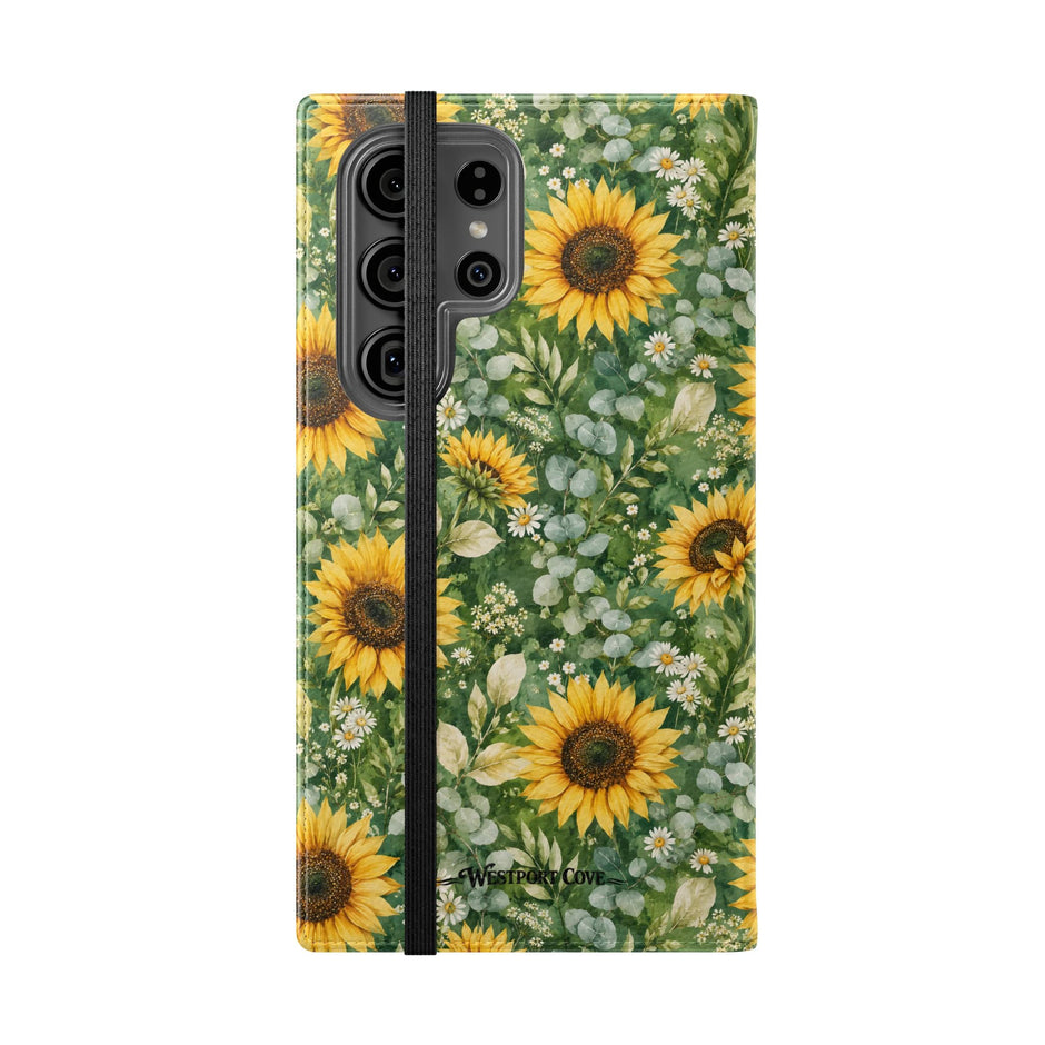 Sunflower Garden - Flip Case - Westport Cove