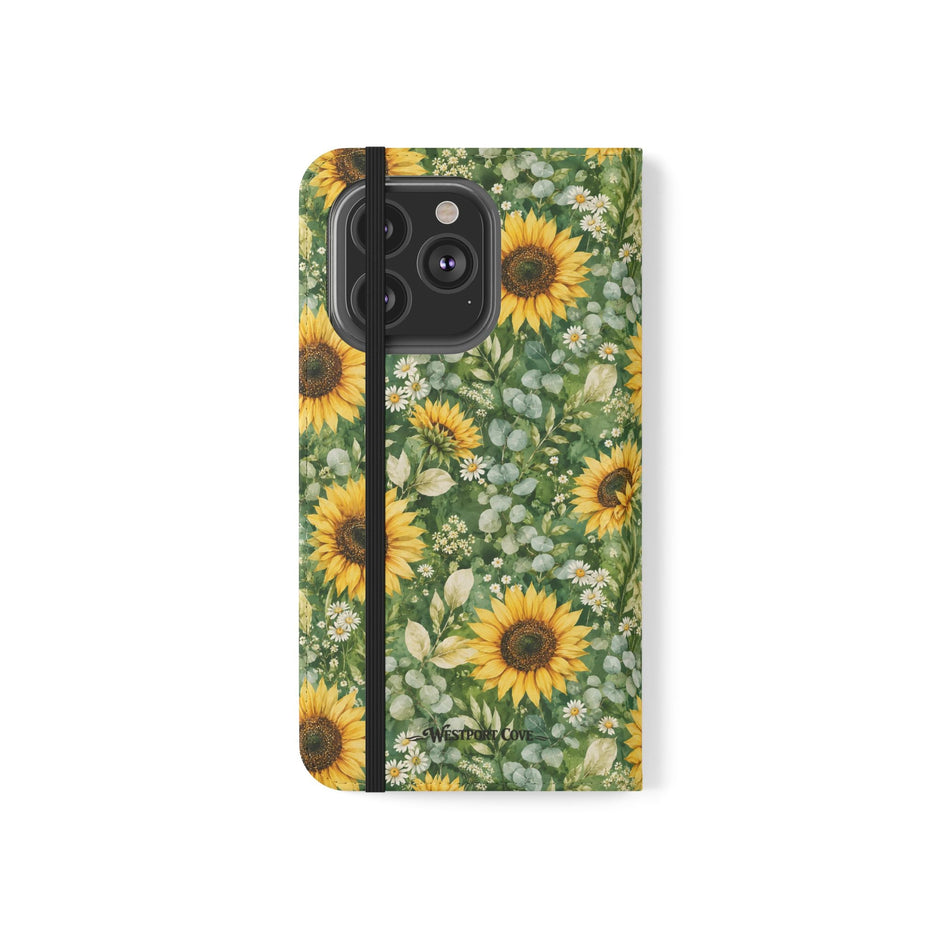 Sunflower Garden - Flip Case - Westport Cove