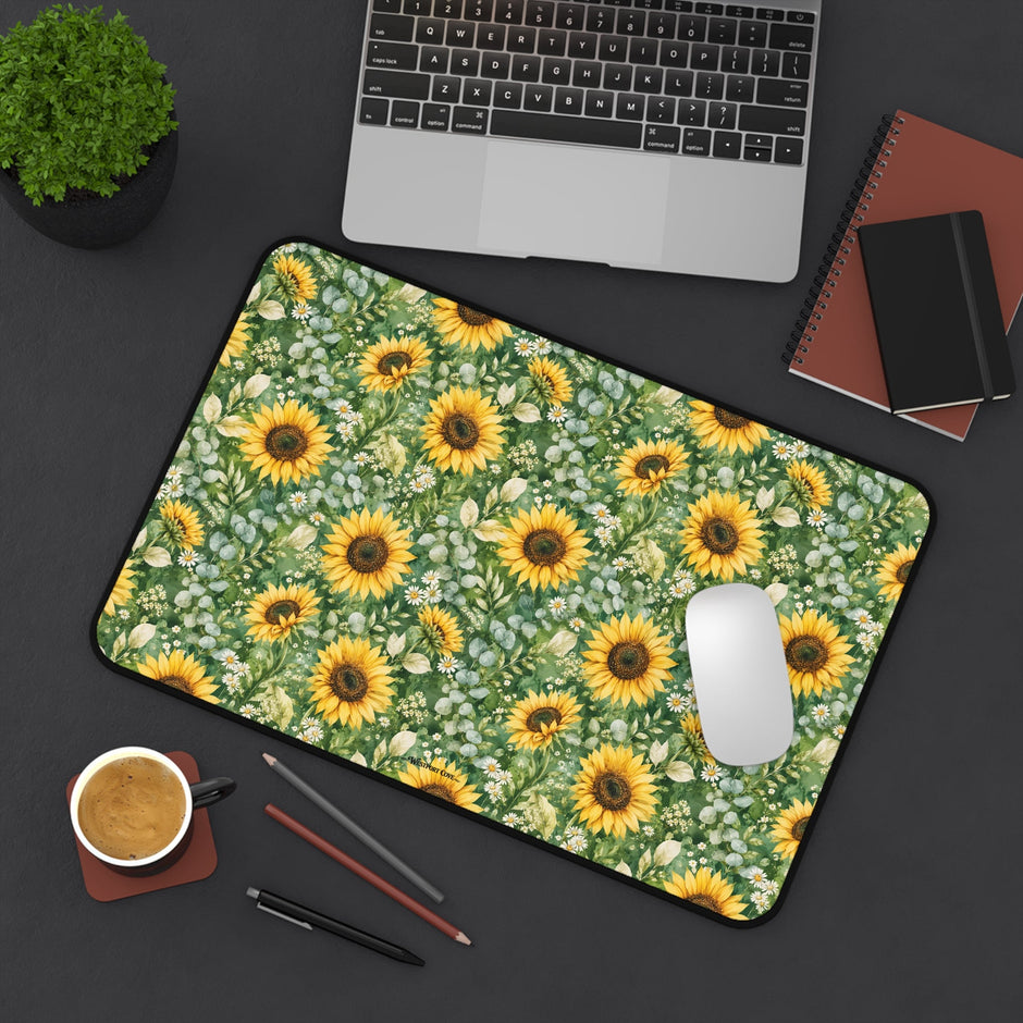 Sunflower Garden - Launch Pad - Desk Mat - Westport Cove