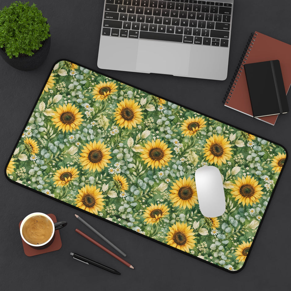 Sunflower Garden - Launch Pad - Desk Mat - Westport Cove