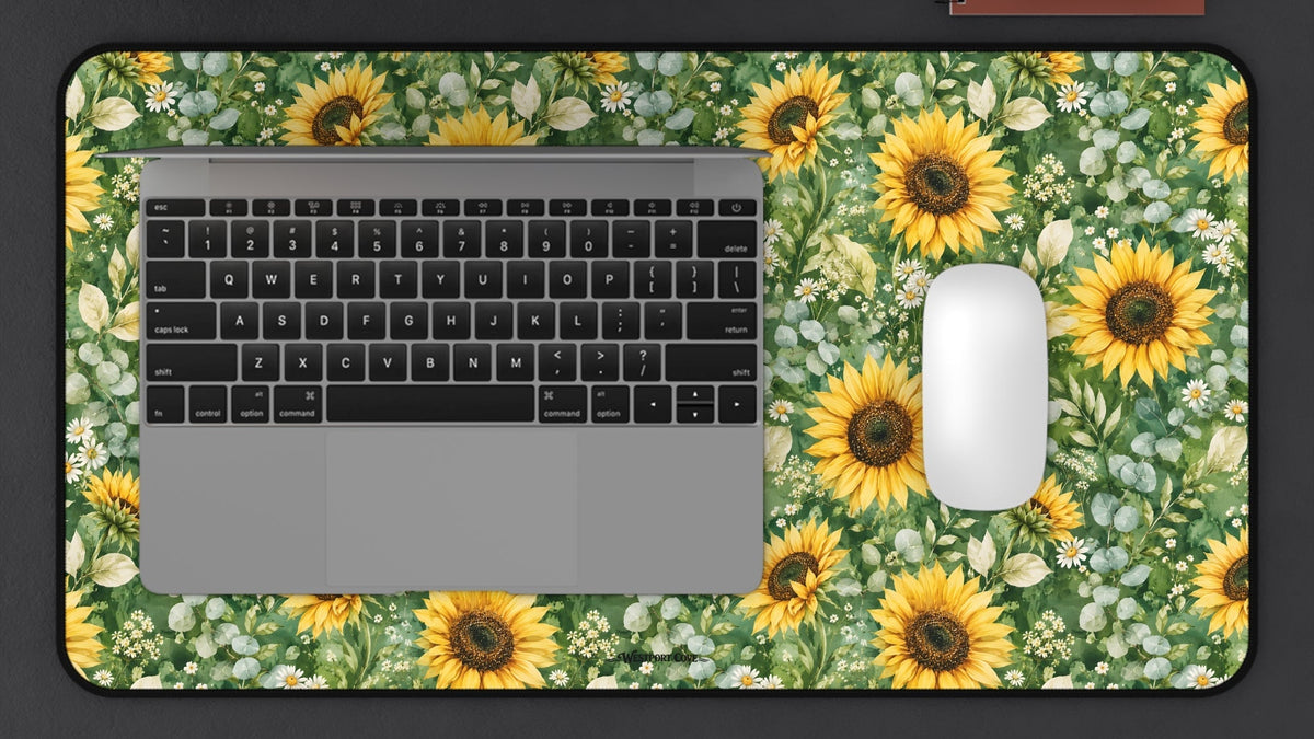 Sunflower Garden - Launch Pad - Desk Mat - Westport Cove