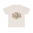 Teacher Floral Graphic Tee — Vintage Bow & Floral 