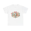 Teacher Floral Graphic Tee — Vintage Bow & Floral 