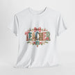 Teacher Floral Graphic Tee — Vintage Bow & Floral 