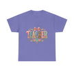 Teacher Floral Graphic Tee — Vintage Bow & Floral 