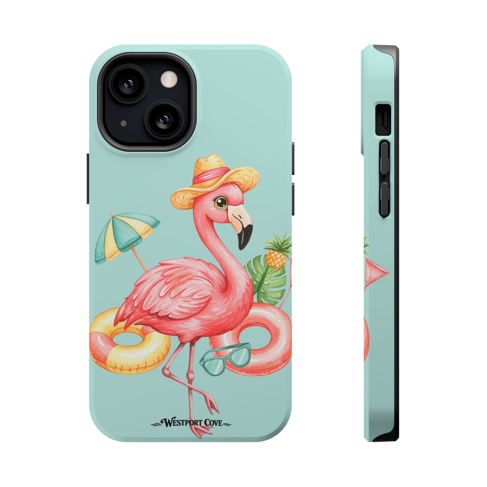 Tropical Flamingo - Extreme MagSafe Phone Case - Westport Cove
