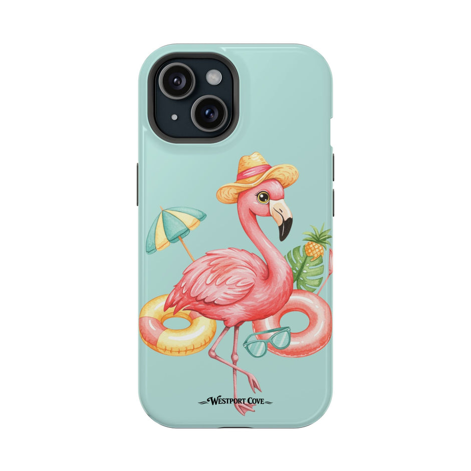 Tropical Flamingo - Extreme MagSafe Phone Case - Westport Cove