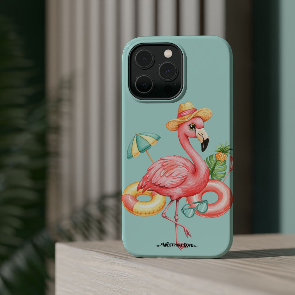 Tropical Flamingo - Extreme MagSafe Phone Case - Westport Cove