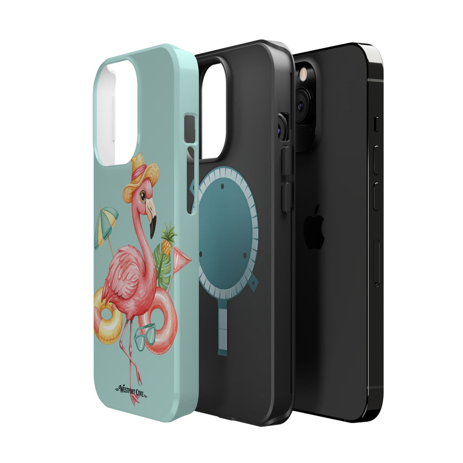 Tropical Flamingo - Extreme MagSafe Phone Case - Westport Cove