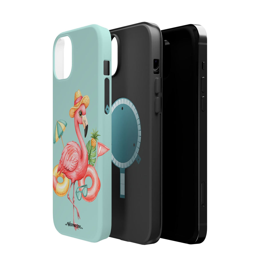 Tropical Flamingo - Extreme MagSafe Phone Case - Westport Cove