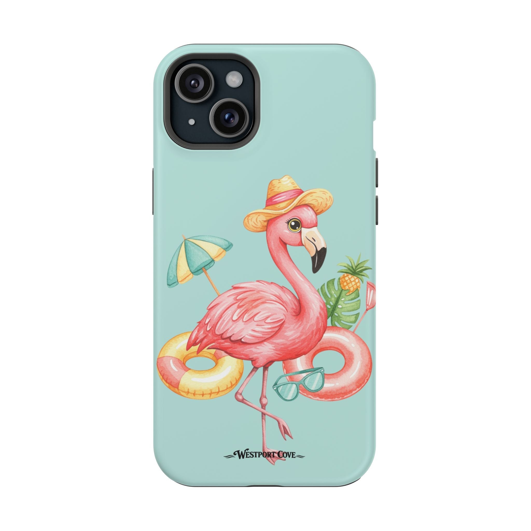 Tropical Flamingo - Extreme MagSafe Phone Case - Westport Cove