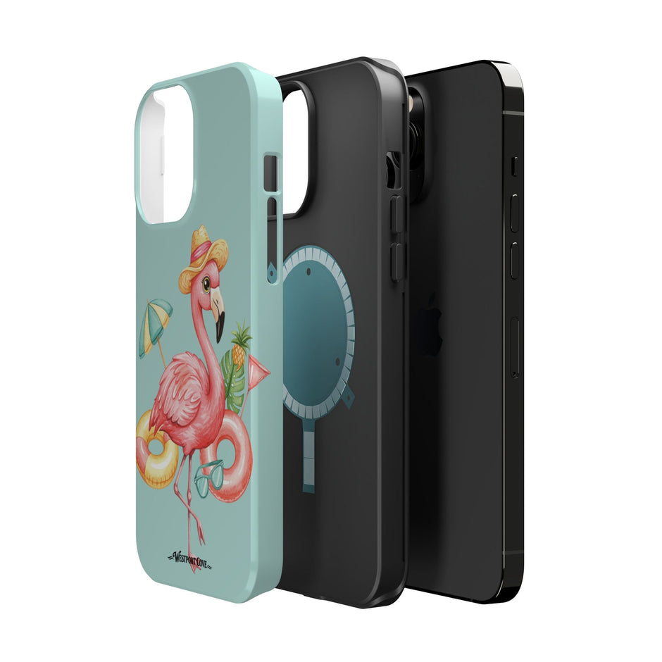 Tropical Flamingo - Extreme MagSafe Phone Case - Westport Cove