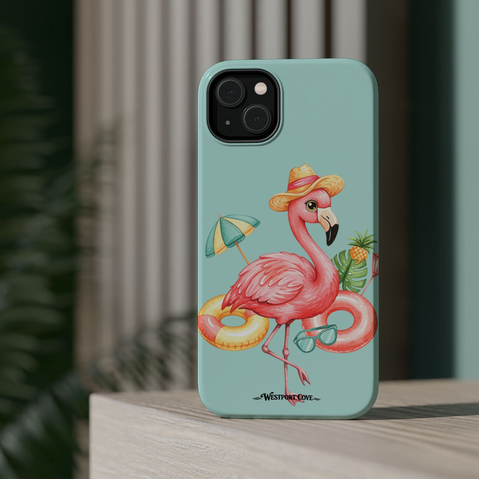 Tropical Flamingo - Extreme MagSafe Phone Case - Westport Cove