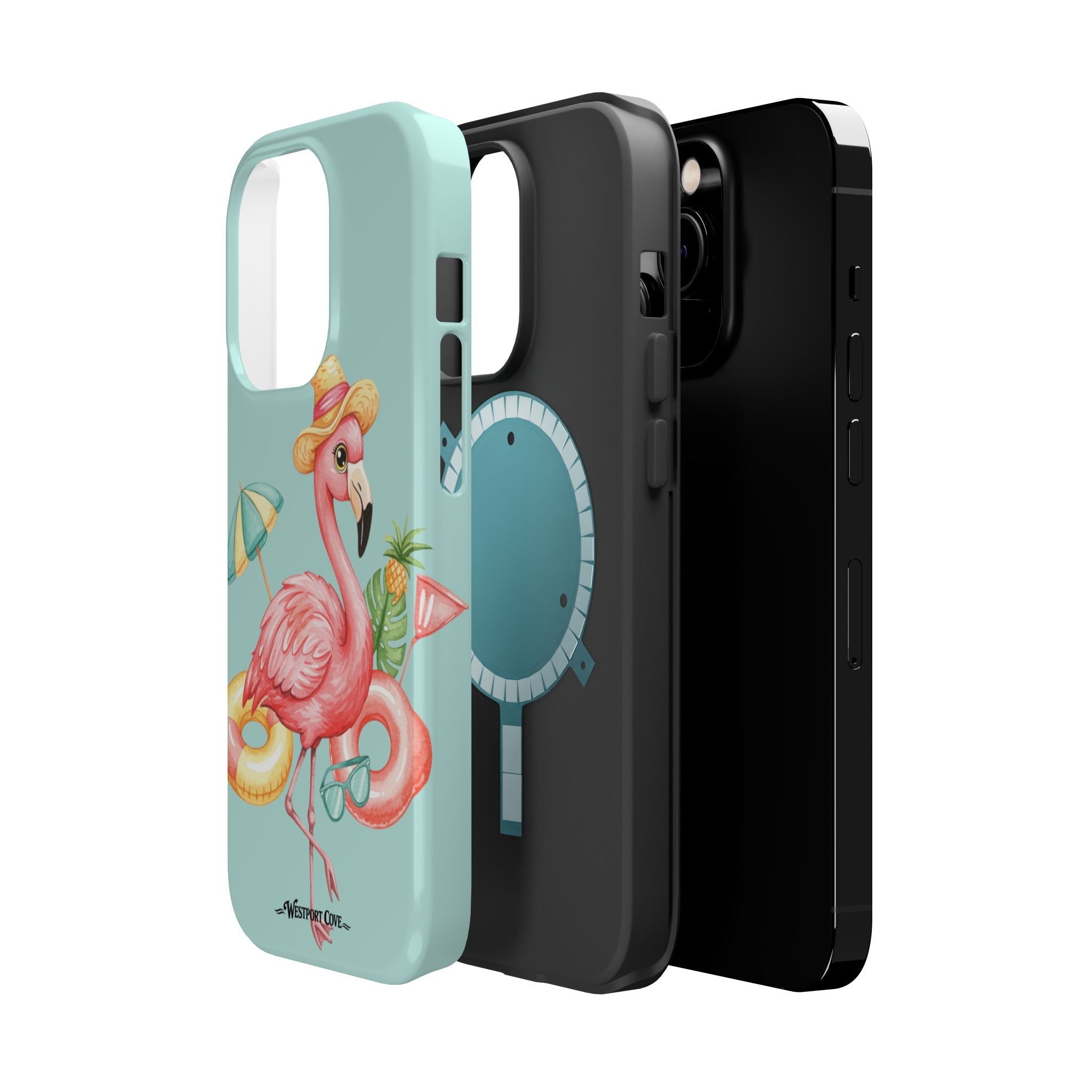 Tropical Flamingo - Extreme MagSafe Phone Case - Westport Cove