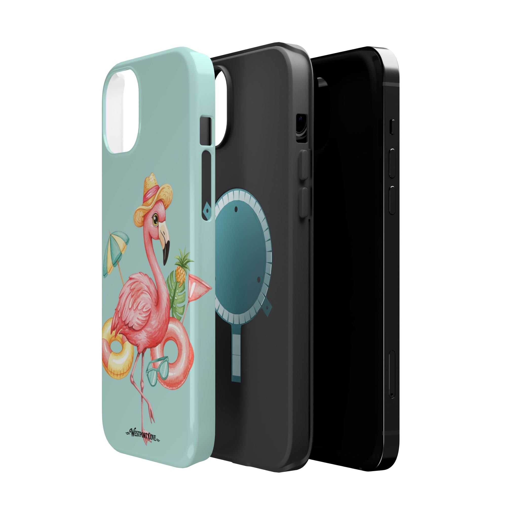Tropical Flamingo - Extreme MagSafe Phone Case - Westport Cove