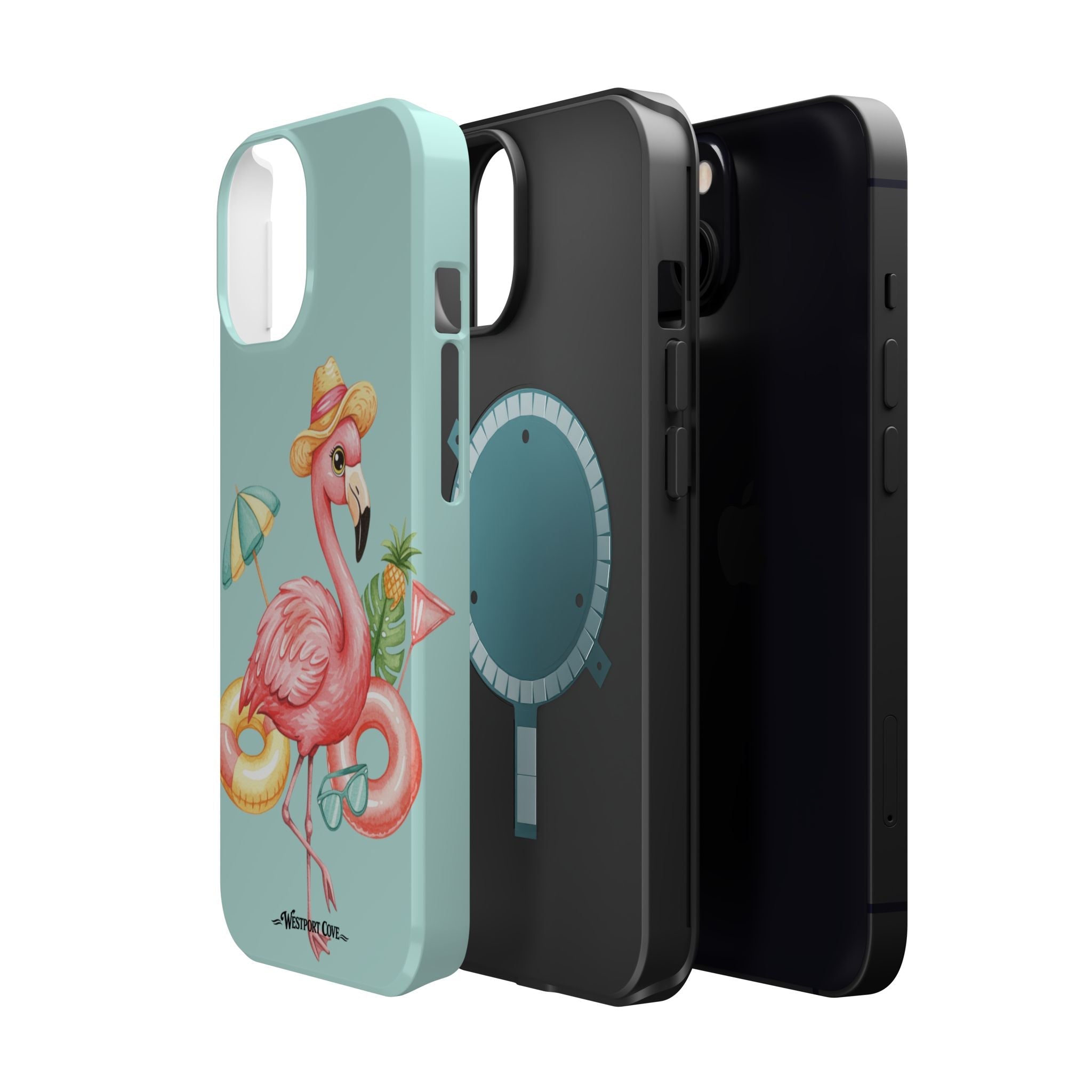 Tropical Flamingo - Extreme MagSafe Phone Case - Westport Cove